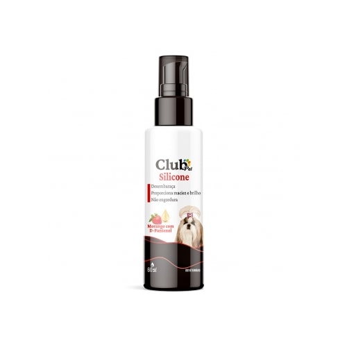 Silicone Club Pet Morango com D-Pantenol 60ml