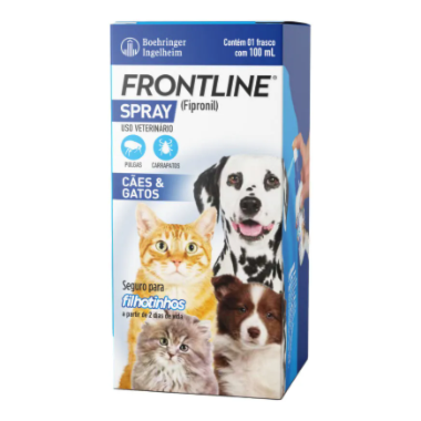 Spray Antipulgas e Carrapatos Frontline 100ml