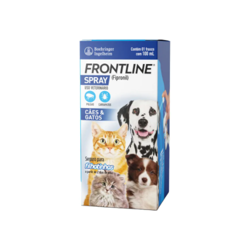 Spray Antipulgas e Carrapatos Frontline 100ml