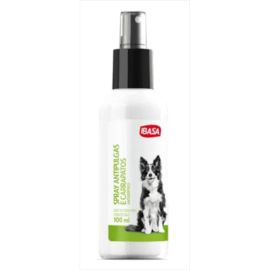 Spray Antipulgas e Carrapatos Ibasa 100ml