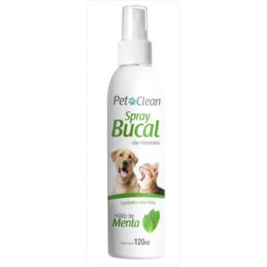 Spray Bucal Pet Clean Menta 120ml