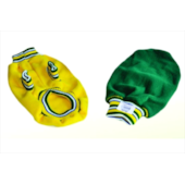 Suéter Club Pet Soft Básico Verde e Amarelo N14