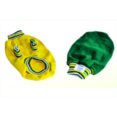 Suéter Club Pet Soft Básico Verde e Amarelo N14