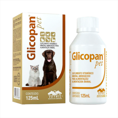 Suplemento Alimentar Glicopan Pet 125ml