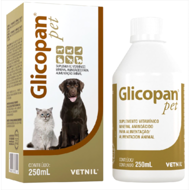 Suplemento Alimentar Glicopan Pet 250ml