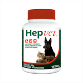 Suplemento Alimentar Hepvet com 30 comprimidos