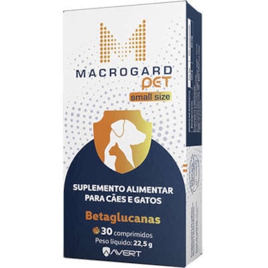 Suplemento Alimentar Macrogard Small Size com 30 comprimidos