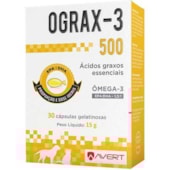 Suplemento Alimentar Ograx-3 500mg com 30 capsulas