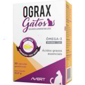 Suplemento Alimentar Ograx Gatos com 30 capsulas