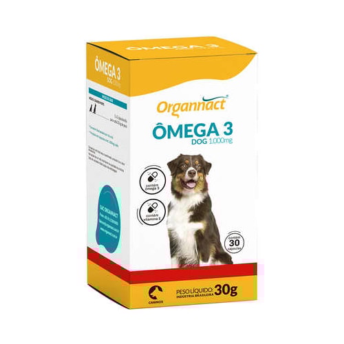 Suplemento Alimentar Ômega 3 Dog 1000
