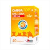 Suplemento Alimentar Ômega Top 3 caps 1000mg com 40 comprimidos