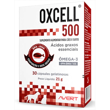 Suplemento Alimentar Oxcell 500mg com 30 capsulas