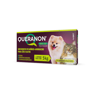 Suplemento Alimentar Queranon Small Size com 30 comprimidos