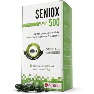 Suplemento Alimentar Seniox 500mg com 30 capsulas