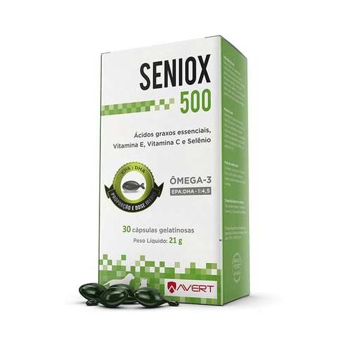 Suplemento Alimentar Seniox 500mg com 30 capsulas
