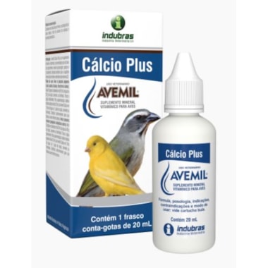 Suplemento Avemil Cálcio Plus 20ml