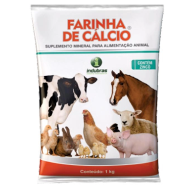 Suplemento Mineral Farinha de Cálcio 1kg