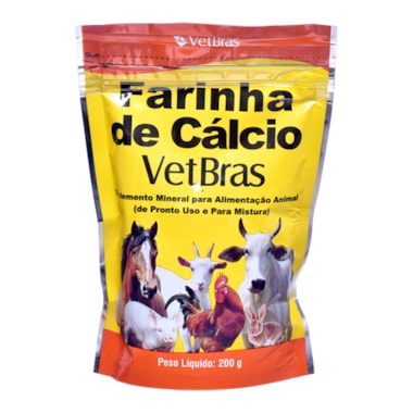 Suplemento Mineral Farinha de Cálcio 200g