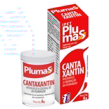 Suplemento Plumas Cantaxantin 6g