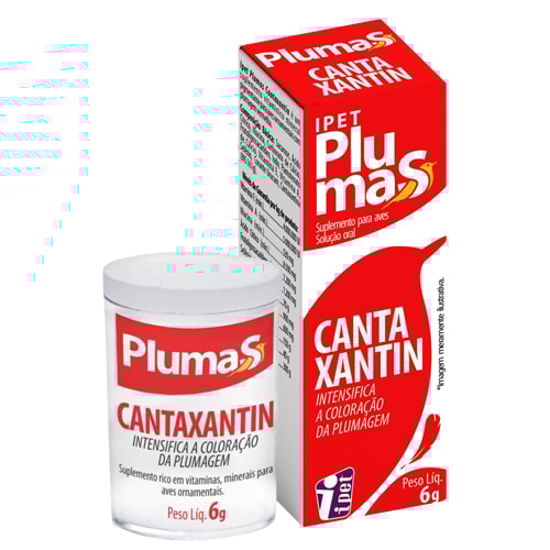 Suplemento Plumas Cantaxantin 6g