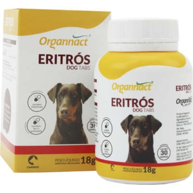 Suplemento Vitamínico Eritrós Dog Tabs 18g
