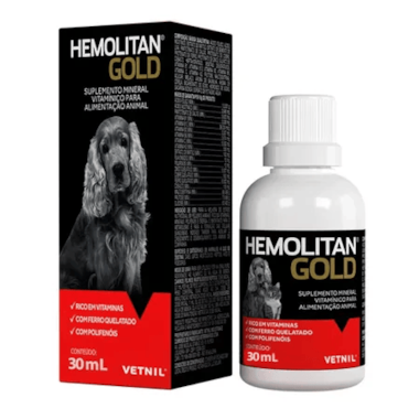 Suplemento Vitamínico Hemolitan Gold 30ml