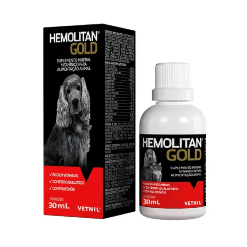 Suplemento Vitamínico Hemolitan Gold 30ml