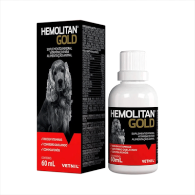 Suplemento Vitamínico Hemolitan Gold 60ml