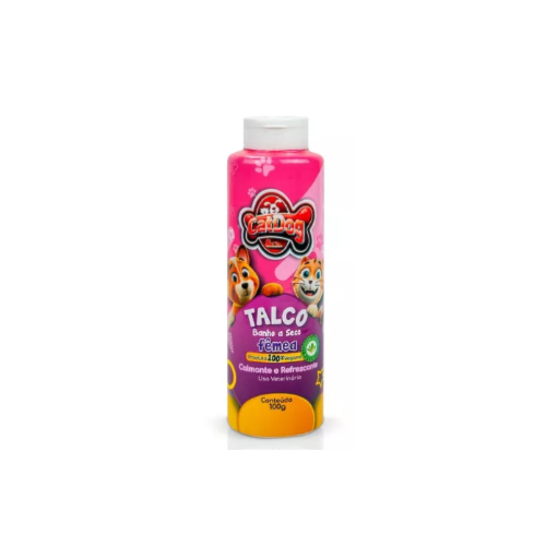 Talco Banho a Seco Cat Dog Fêmea 100g