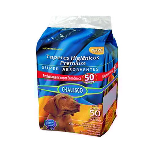 Tapete Higiênico Chalesco 90x60cm com 50 unidades