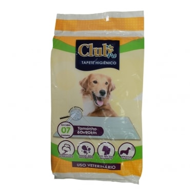 Tapete Higiênico Club Pet 60x90cm com 7 unidades