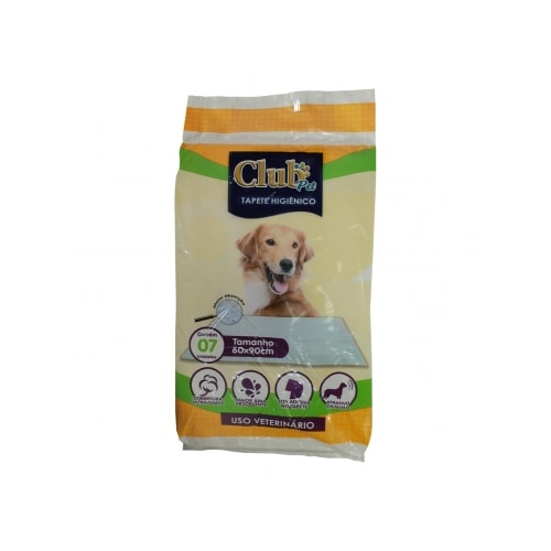 Tapete Higiênico Club Pet 60x90cm com 7 unidades