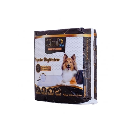 Tapete Higiênico Club Pet 80x60cm com 7 unidades