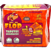 Tapete Higiênico Flop 60x55cm com 14 unidades