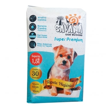 Tapete Higiênico Savana 60x90cm com 30 unidades