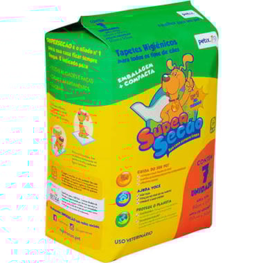 Tapete Higiênico Super Secão 80x60cm com 7 unidades