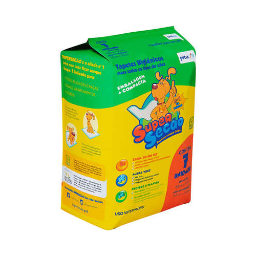Tapete Higiênico Super Secão 80x60cm com 7 unidades