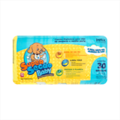 Tapete Higiênico Super Secão Baby 60x55cm com 30 unidades