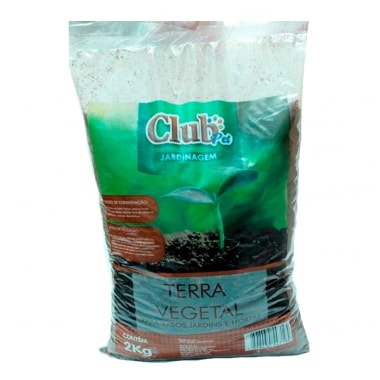 Terra Vegetal Club Pet Adubada 2kg