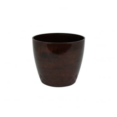 Vaso Jorani Cachopô Diamond Marrom N1