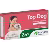 Vermífugo Top Dog - 2,5kg - com 4 comprimidos