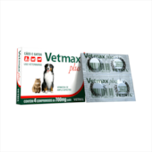 Vermífugo Vetmax Plus com 4 comprimidos