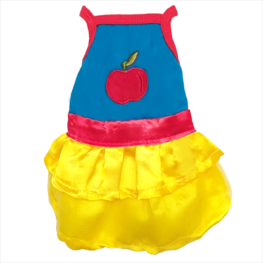 Vestido Club Pet Branca de Neve N3