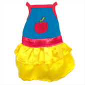 Vestido Club Pet Branca de Neve N5